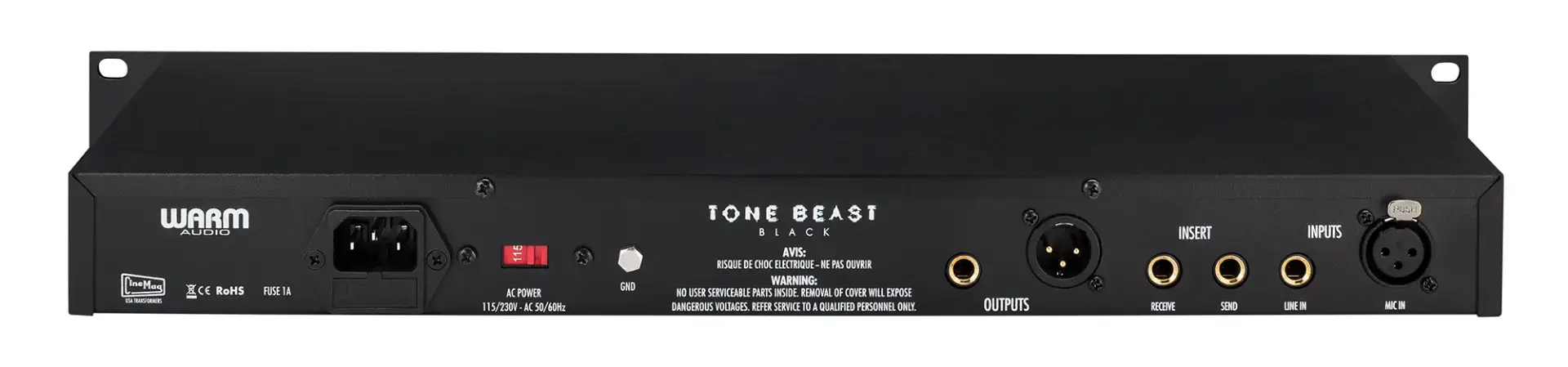 Warm Audio TB12 Tone Beast Préampli micro Noir 2 audio chaud tb12