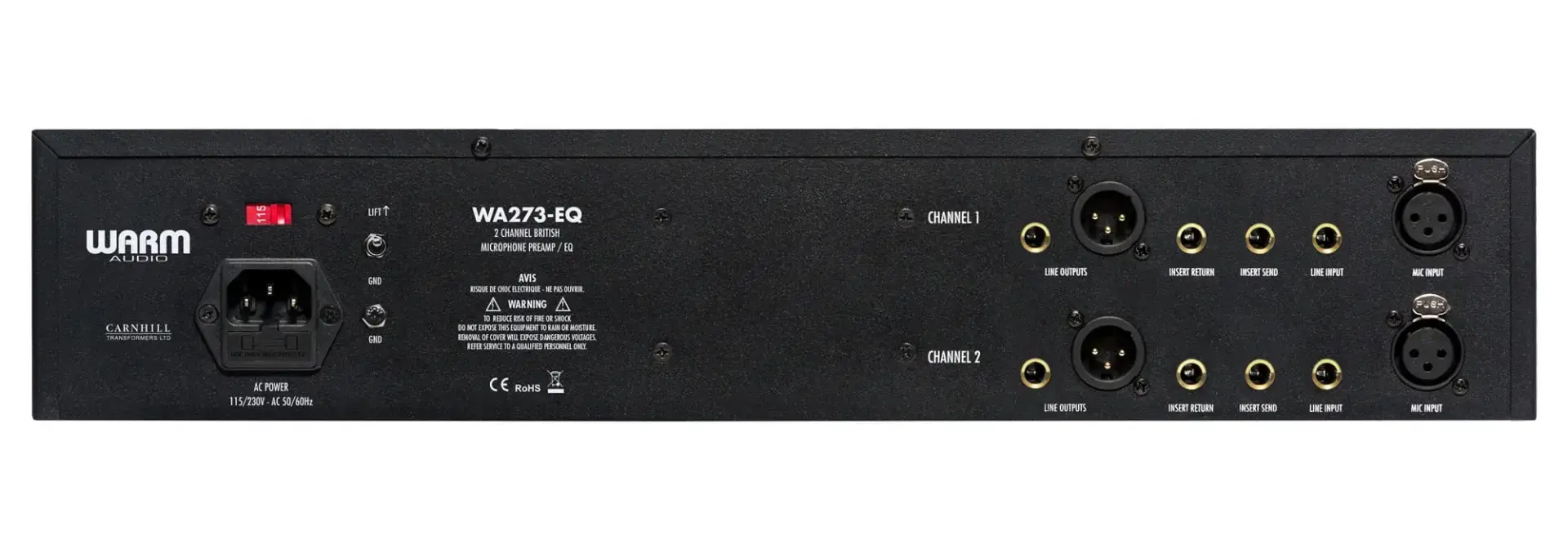Warm Audio WA273 EQ Préampli micro et égaliseur 2 canaux 2 Warm Audio WA273 EQ Préampli micro et égaliseur 2 canaux – Image 2