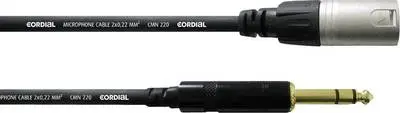 Jack stéréo mâle XLR 3 mètres