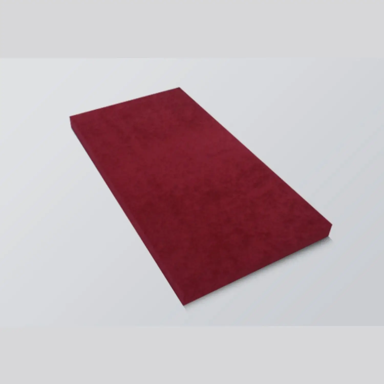 Panneau de fibre rouge