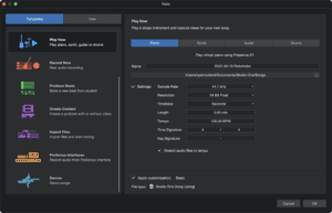 Nouveautés dans Presonus studio One 6 1 modèles de studio one 6