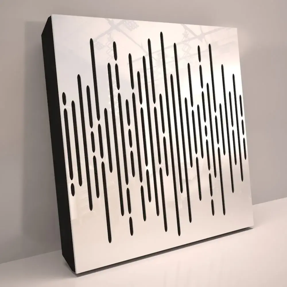 EYE4 Panneau acoustique Absorption-Diffusion Beat 4pcs White Gloss