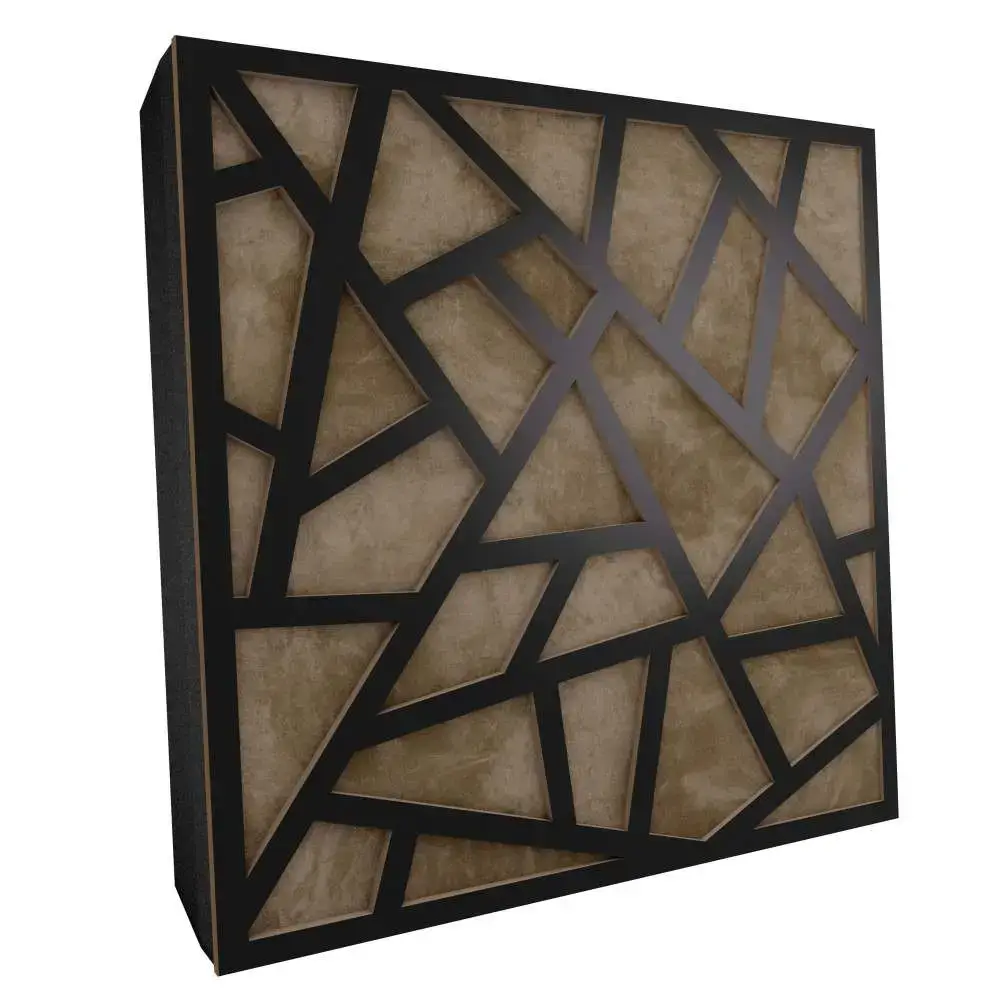 EYE Panneau acoustique Artic Fabrik Noir MDF 7 Panneau acoustique-Artic-beige-noir