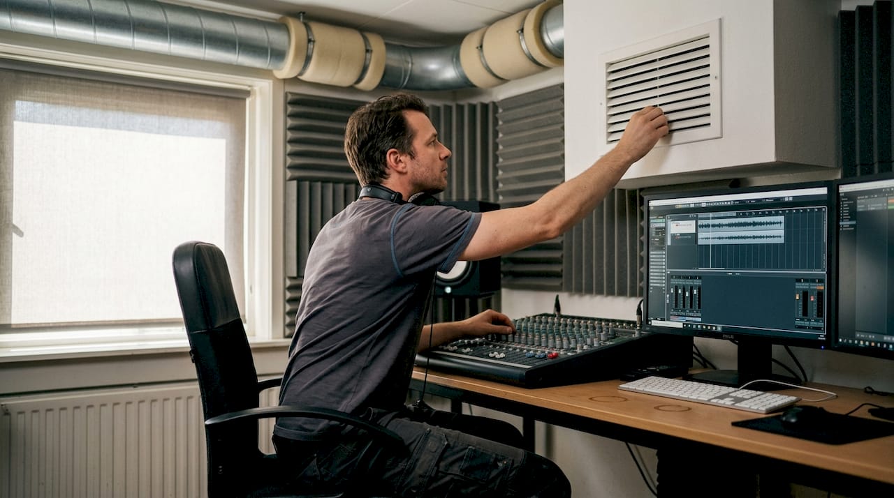 Pourquoi la ventilation d'un studio est cruciale pour la qualité du son