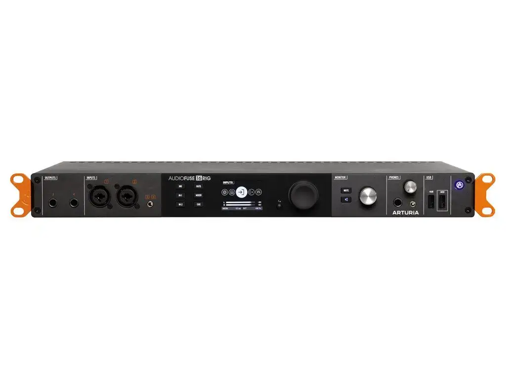 Arturia AudioFuse 16Rig: Ongeëvenaarde Connectiviteit voor de Hardware-StudioDe grootste uitdaging voor de moderne producer met een collectie synthesizers, drumcomputers en effectunits is het efficiënt routeren van al deze signalen naar de DAW. Traditionele interfaces schieten vaak tekort in het aantal analoge ingangen. De Arturia AudioFuse 16Rig lost dit probleem definitief op. Met 16 hoogwaardige analoge ingangen direct op de achterzijde, biedt dit apparaat de ruimte die nodig is om uw hele "rig" permanent aangesloten te laten. Geen gedoe meer met patchbays of het constant omsteken van kabels; de 16Rig zorgt ervoor dat uw creativiteit nooit wordt onderbroken door technische beperkingen.
Belangrijkste kenmerken16 Analoge Ingangen: Genoeg ruimte voor al uw stereo synths en externe hardware zonder concessies aan de geluidskwaliteit.Dubbele ADAT I/O: Breid uw setup eenvoudig uit tot maar liefst 32 in- en uitgangen voor de meest veeleisende producties.Stand-alone MIDI & Audio Mixing: Gebruik de interface als een krachtige mixer zonder dat uw computer aan hoeft te staan; ideaal voor jamsessies en live-sets.Geïntegreerde USB-Hub: Sluit uw MIDI-controllers en andere USB-apparaten direct aan op de interface om kostbare poorten op uw computer vrij te houden.Kleurrijk Display & Intuïtieve Bediening: Navigeer razendsnel door instellingen en bekijk uw levels in één oogopslag op het heldere frontpaneel.Re-amping Mogelijkheden: Speciale uitgangen op het voorpaneel maken het eenvoudig om signalen door gitaarpedalen of versterkers te sturen.Waarom kiezen voor de Arturia AudioFuse 16Rig?De keuze voor de Arturia AudioFuse 16Rig is een keuze voor totale controle. Waar andere interfaces zich focussen op microfoonpreamps, focust de 16Rig zich op line-level connectiviteit en routing-flexibiliteit. Voor de professionele producer betekent dit dat u complexe parallelle effectketens kunt bouwen en uw analoge gear kunt integreren alsof het plug-ins zijn in uw DAW.Bij i4studio adviseren wij de AudioFuse 16Rig aan iedereen die de stap wil maken naar een volledig geïntegreerde hybride studio. De meegeleverde AudioFuse Creative Suite software geeft u bovendien direct toegang tot legendarische Arturia effecten en preamps, waardoor uw digitale opnames die felbegeerde analoge warmte krijgen. De 16Rig is niet alleen een interface; het is een intelligente switchboard die uw workflow transformeert.
Technische Specificaties
Specificatie	Details
Analoge I/O	16 In / 16 Out (Line level)
Digitale I/O	2 x ADAT In / 2 x ADAT Out (tot 16 kanalen)
Word Clock	In & Out / Thru via BNC
MIDI	In, Out & Thru (5-pin DIN) + USB-MIDI
Hoofdtelefoon	1/4" en 3.5mm aansluitingen op het voorpaneel
Formaat	19-inch Rack-mountable (1U)
Veelgestelde vragen (FAQ)1. Kan ik de 16Rig gebruiken zonder computer?
Absoluut. De AudioFuse 16Rig kan functioneren als een stand-alone mixer en MIDI-host. Dit is perfect voor muzikanten die live willen jammen met hardware zonder een DAW op te starten.2. Heeft de interface ook microfooningangen?
Ja, er bevinden zich twee hoogwaardige combo-ingangen op het voorpaneel voor microfoons of instrumenten (Hi-Z), zodat u snel een zangpartij of gitaar kunt opnemen.
