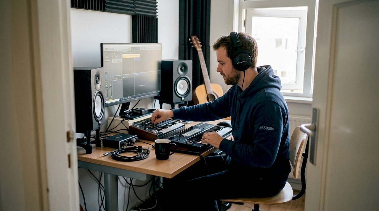 Aménagement intelligent d'un studio : exemples pratiques home studio 9 Aménagement intelligent d'un studio : exemples pratiques home studio