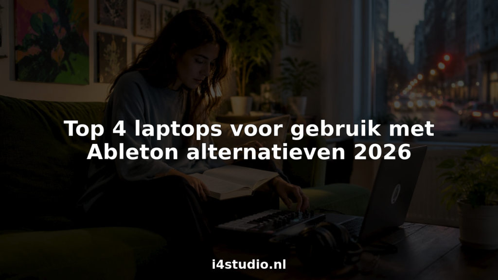 Un producteur de musique règle son contrôleur MIDI, assis devant son ordinateur portable.