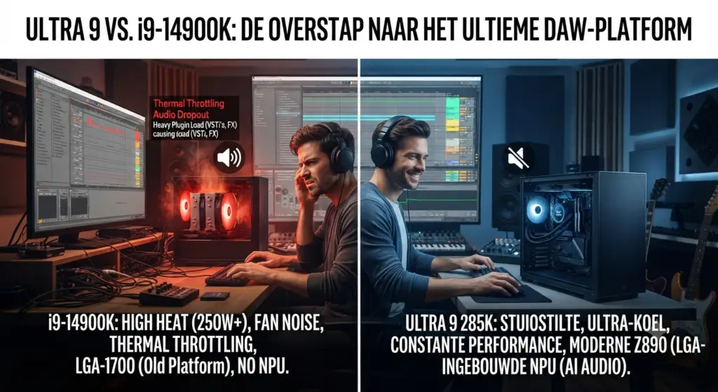 Ultra 9 ou Intel 14900 pour un DAW