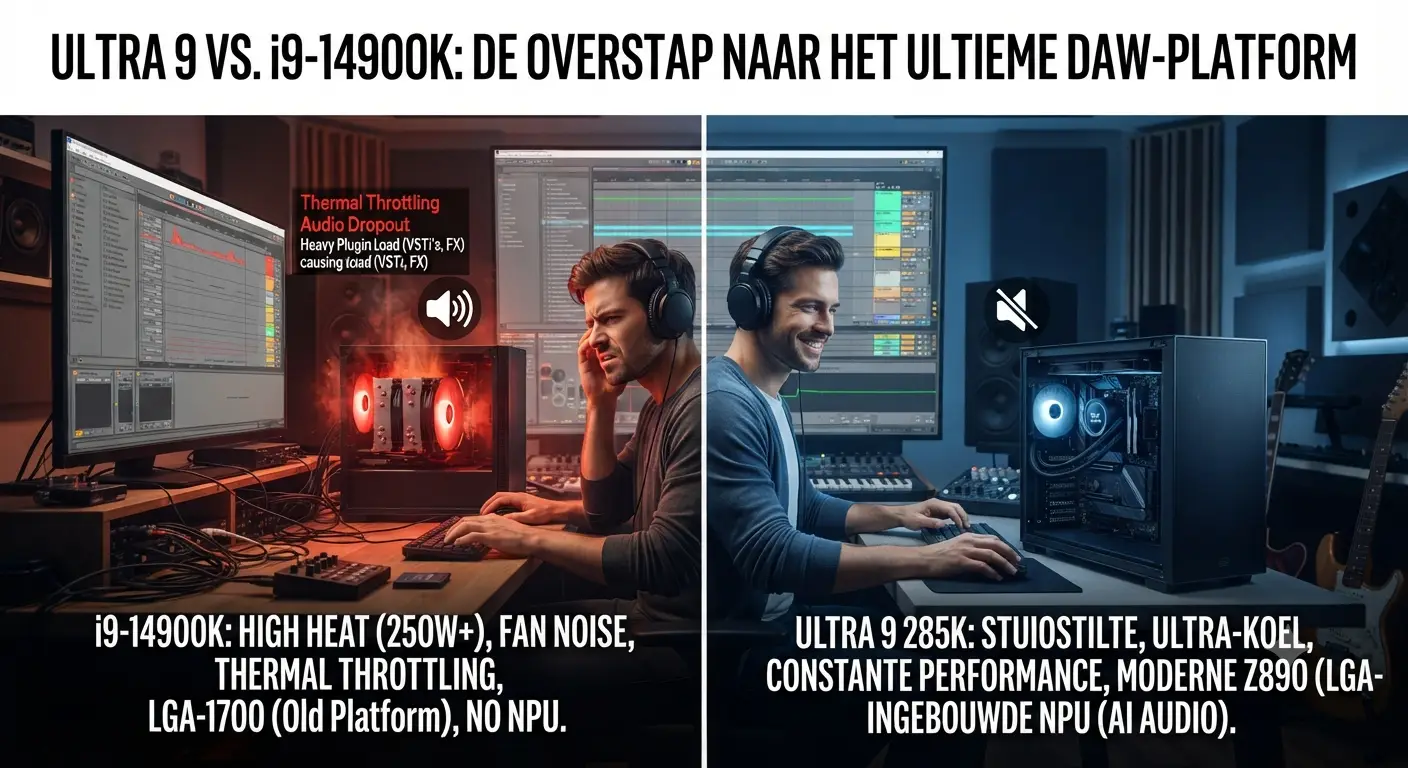 Quel est l'avantage d'un processeur Ultra 9 par rapport à l'Intel 14900 pour un DAW ? 6 Ultra 9 ou Intel 14900 pour un DAW