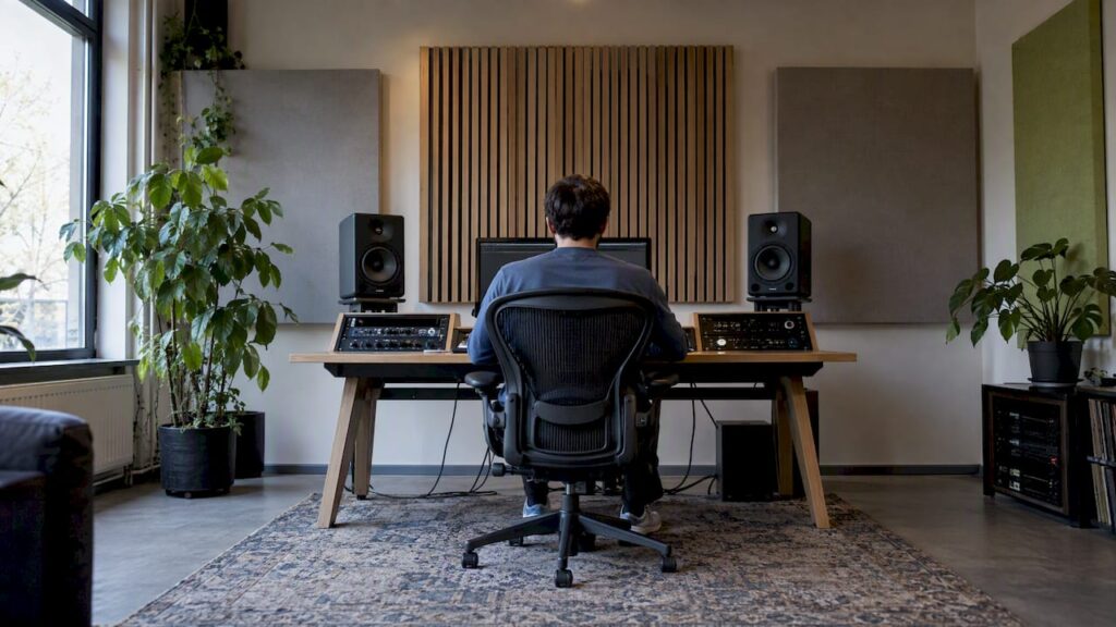 Salle de contrôle symétrique avec « sweet spot »