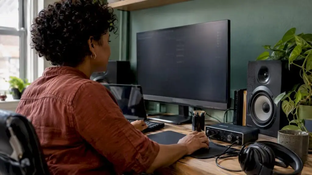 Producer active la fonction de bouclage sur l'interface audio