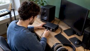 Interface audio et câble USB pour le diagnostic sous Windows